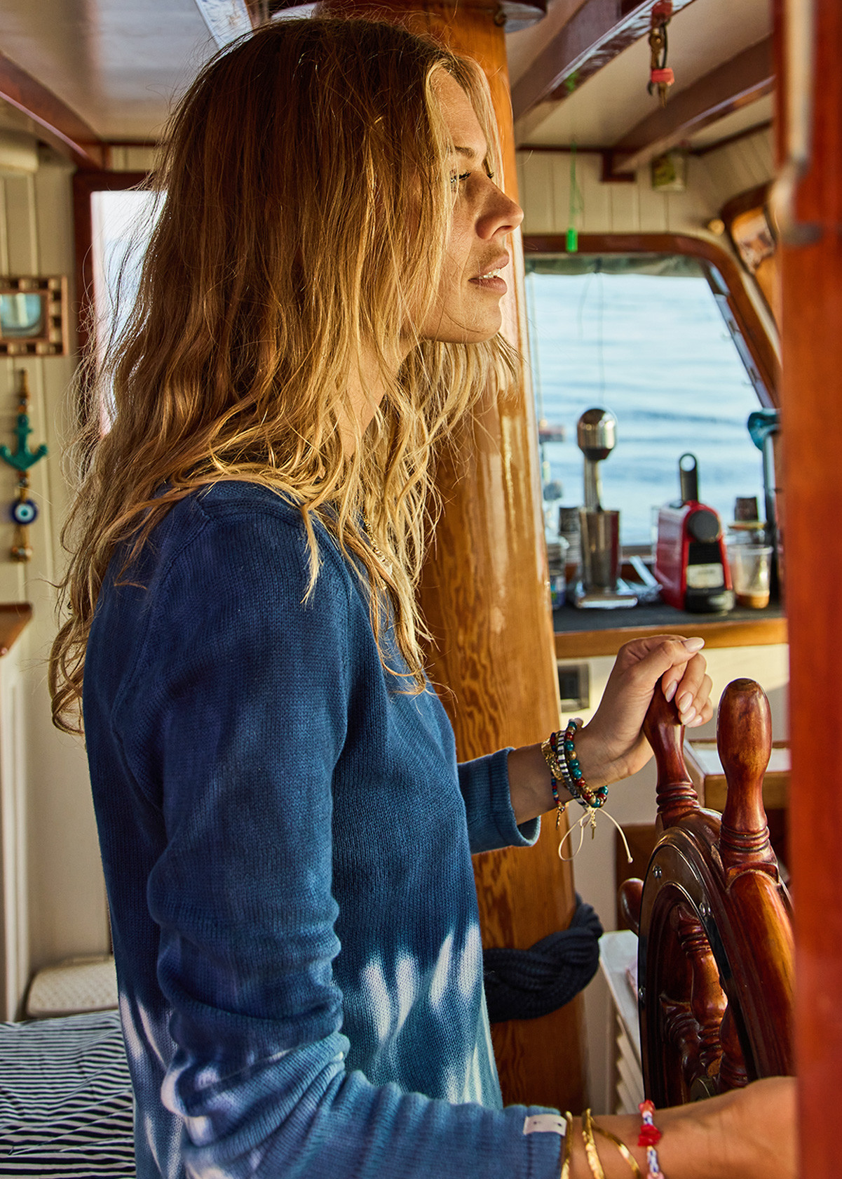 SEEKER AMANA LONG SLEEVE KNIT in TIE DYE | The UPSIDE